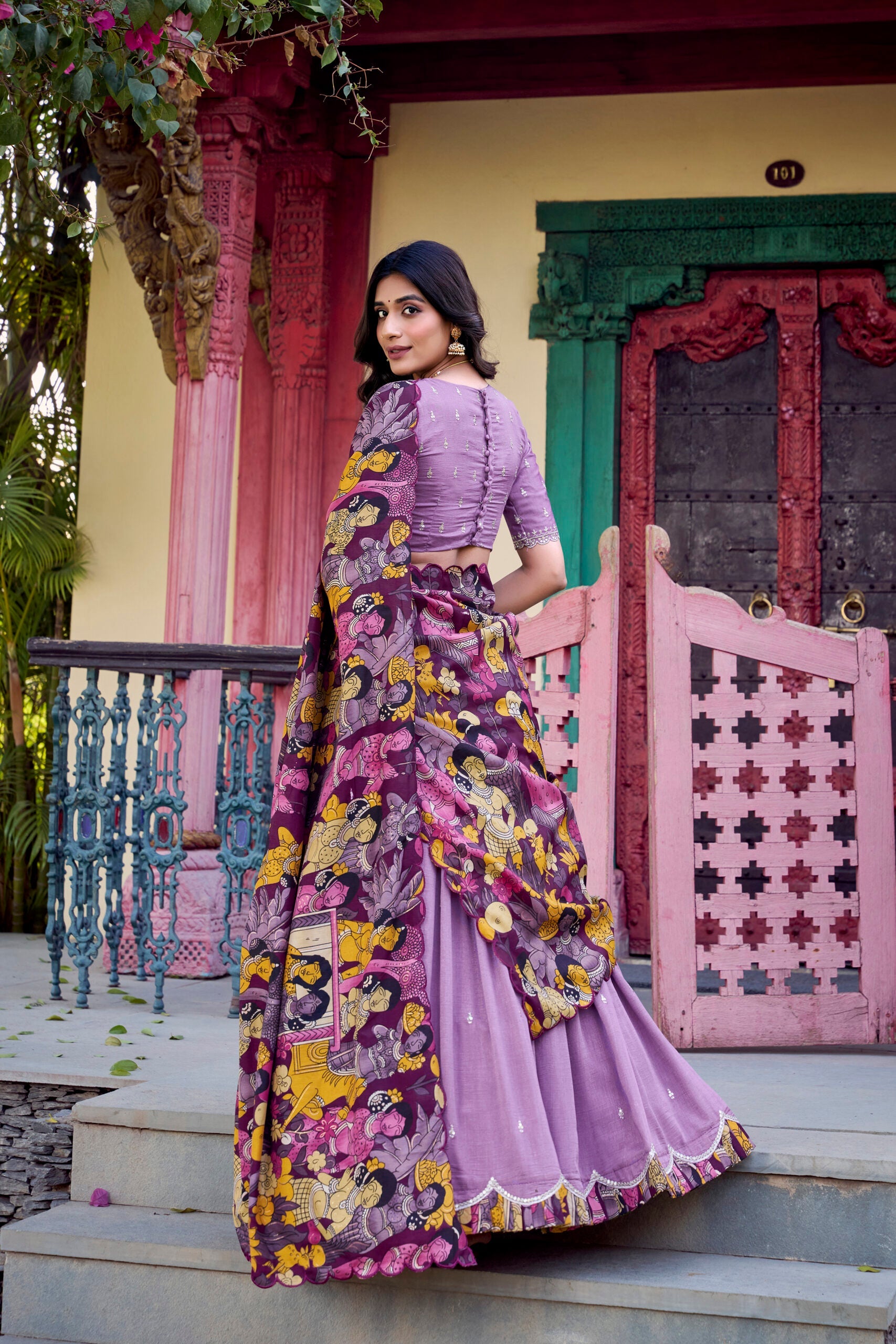 Vichitra Silk Lehenga Choli