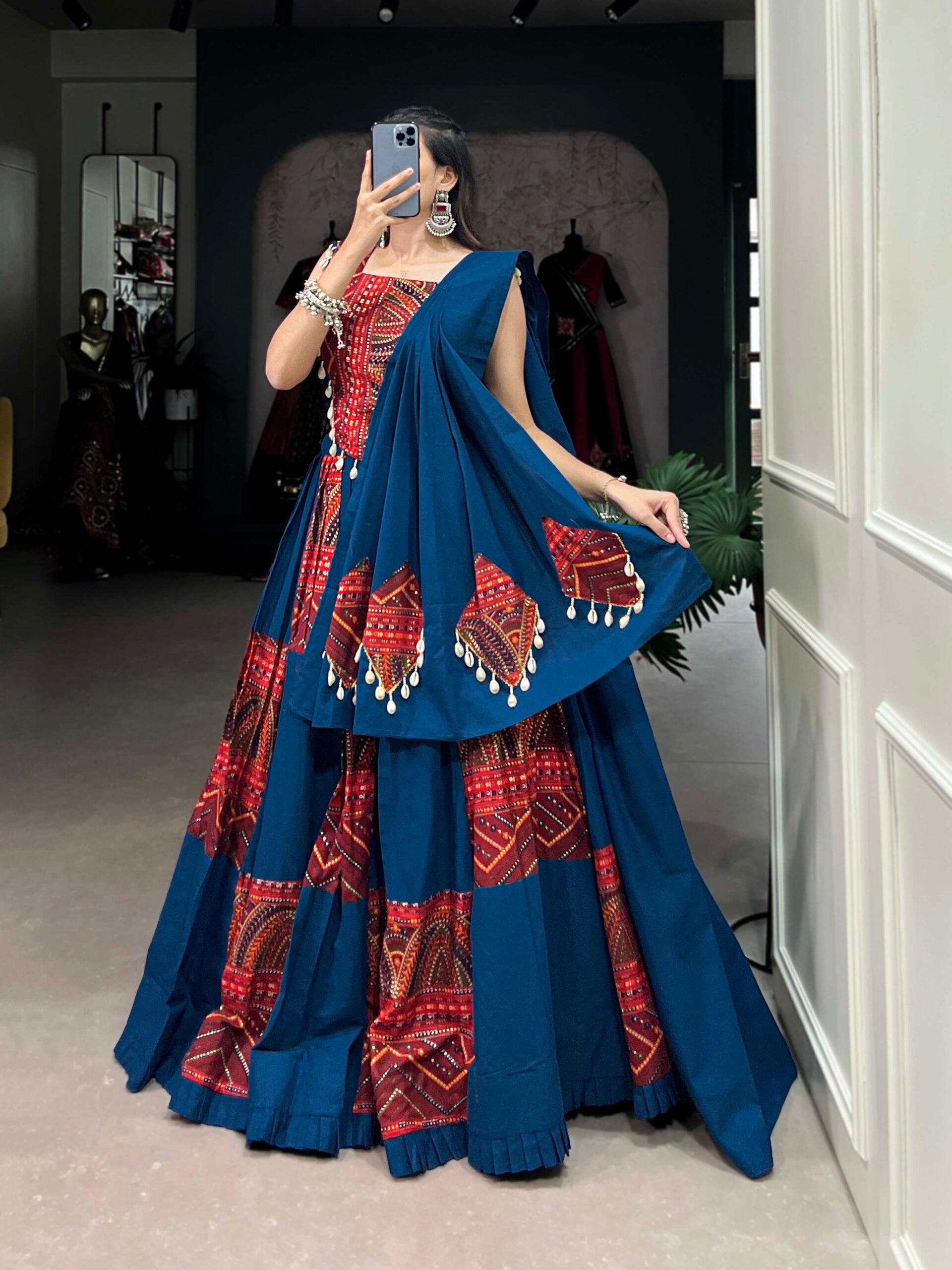 Navratri Printed Cotton Lehenga