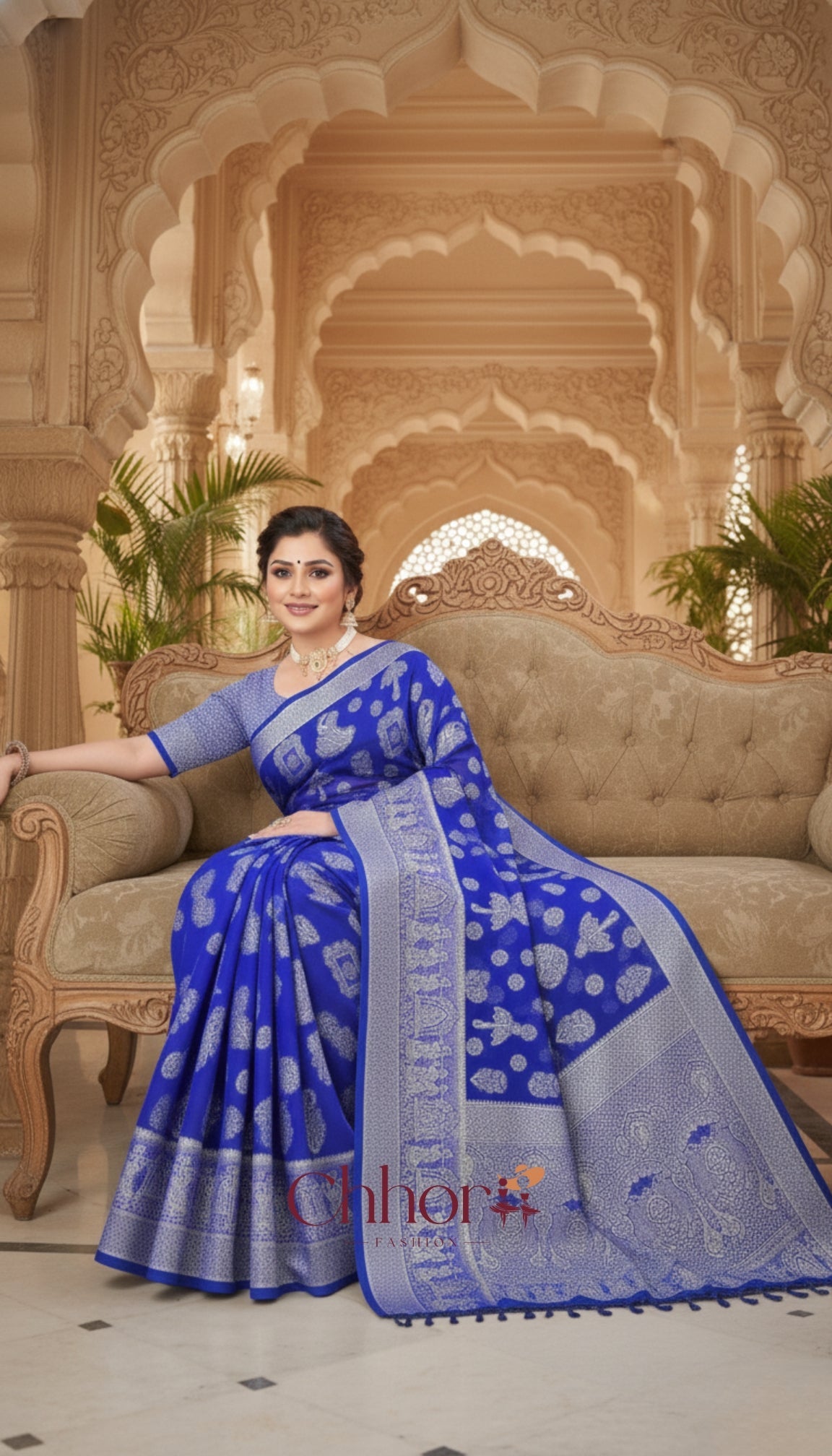 The Dulhan Parevadi Saree: Mesmerizing Blue for Parties