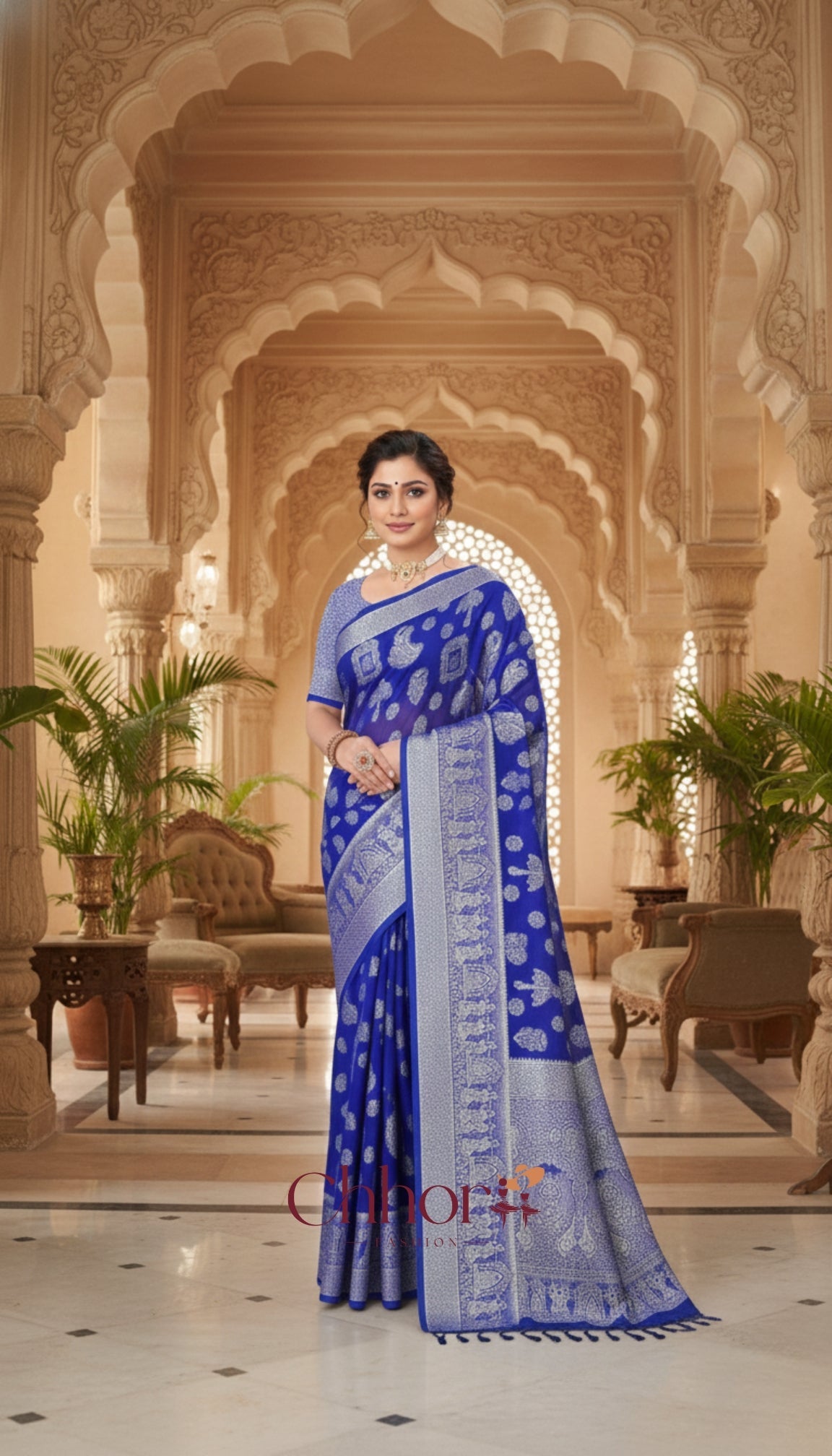 The Dulhan Parevadi Saree: Mesmerizing Blue for Parties