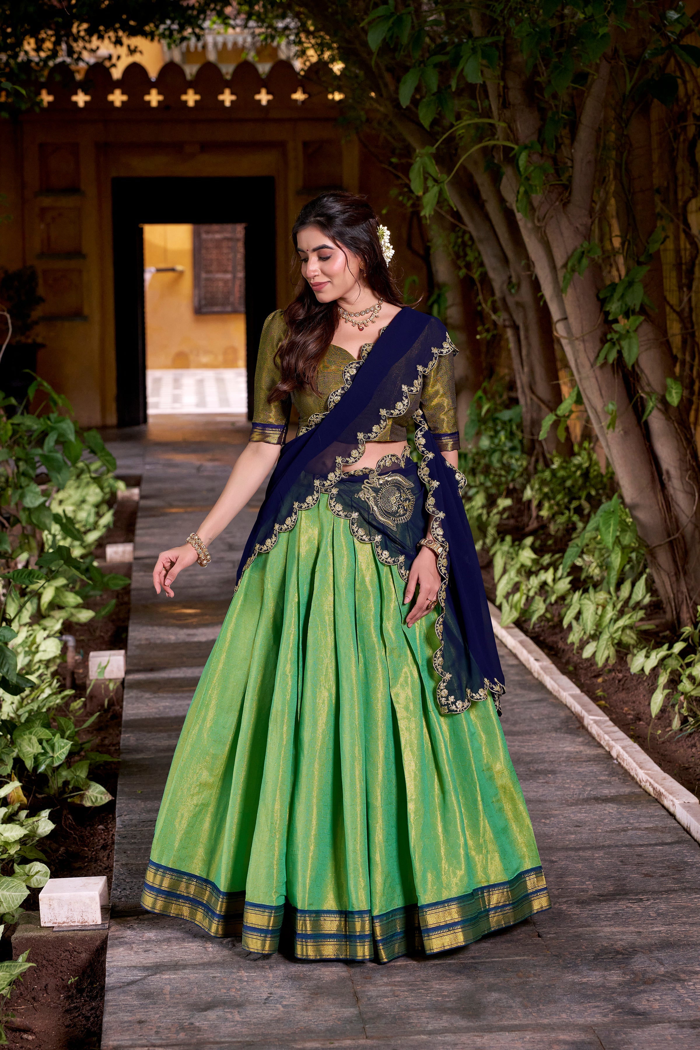 Kanchipuram Silk Lehenga Choli