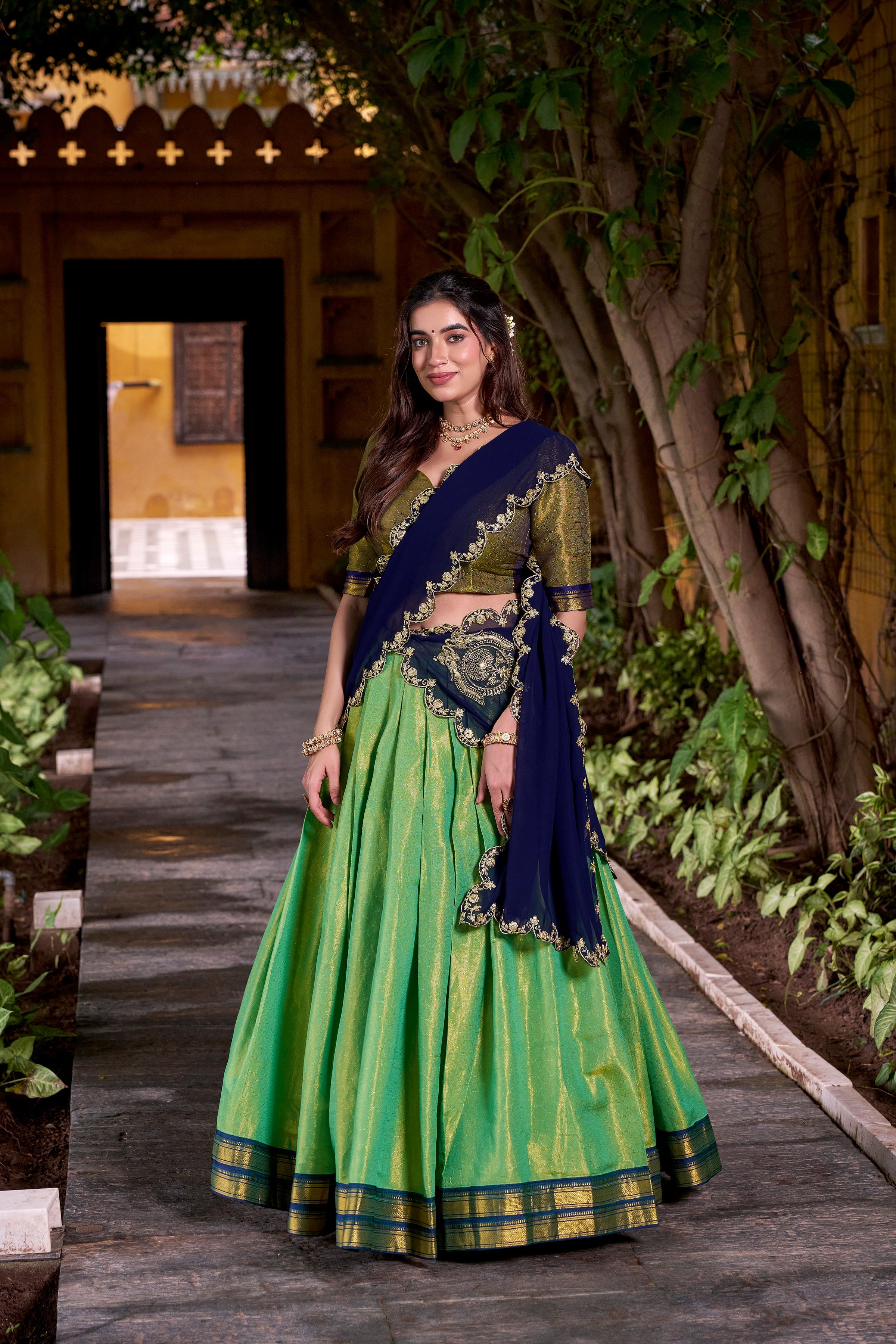 Kanchipuram Silk Lehenga Choli