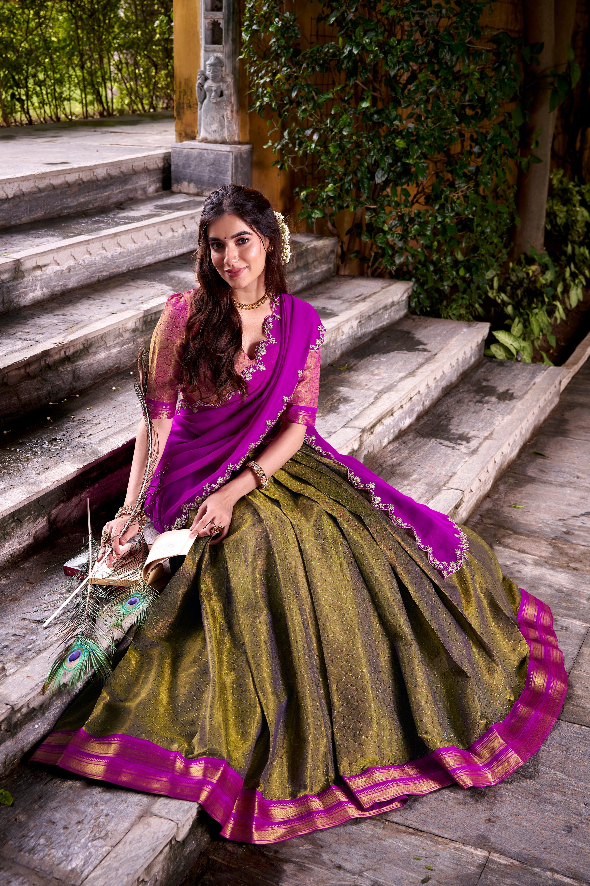 Kanchipuram Silk Lehenga Choli