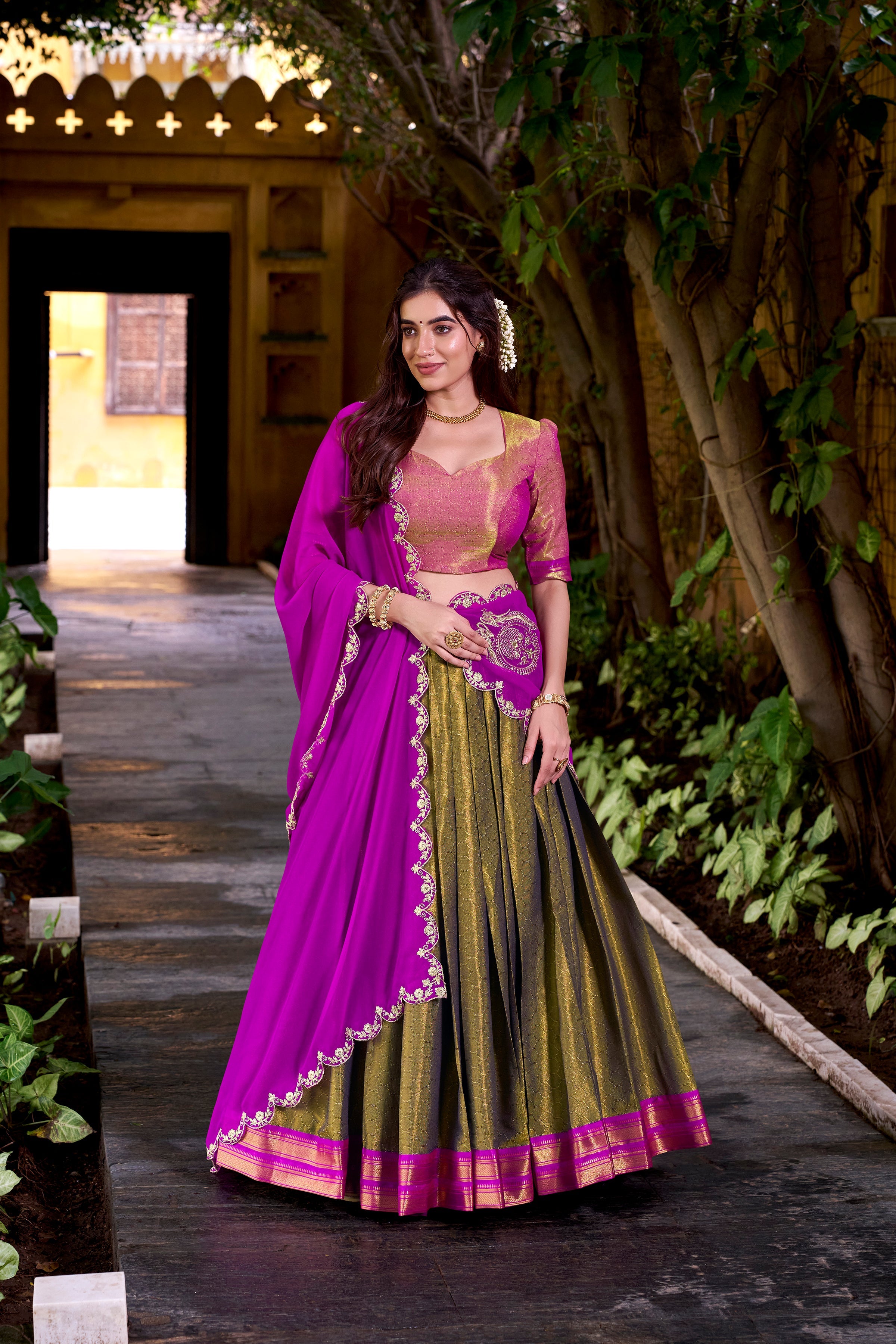 Kanchipuram Silk Lehenga Choli
