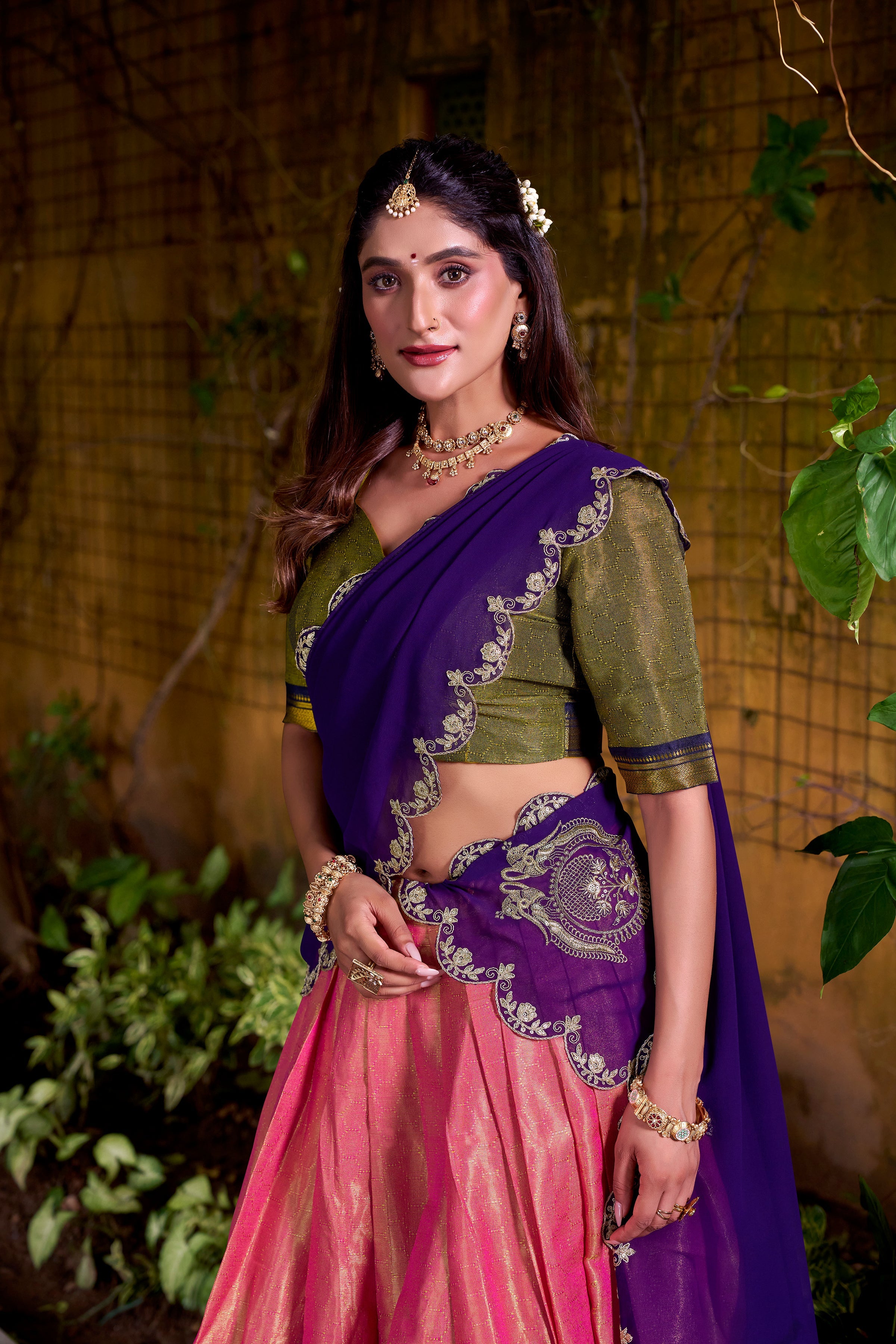 Kanchipuram Silk Lehenga Choli