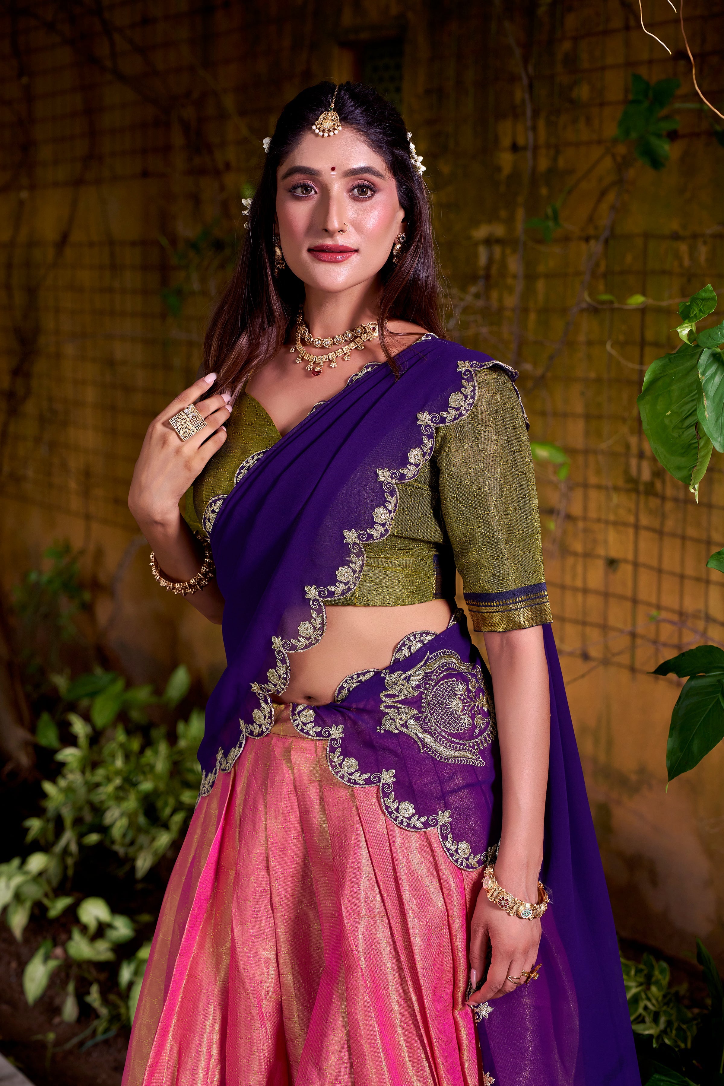 Kanchipuram Silk Lehenga Choli