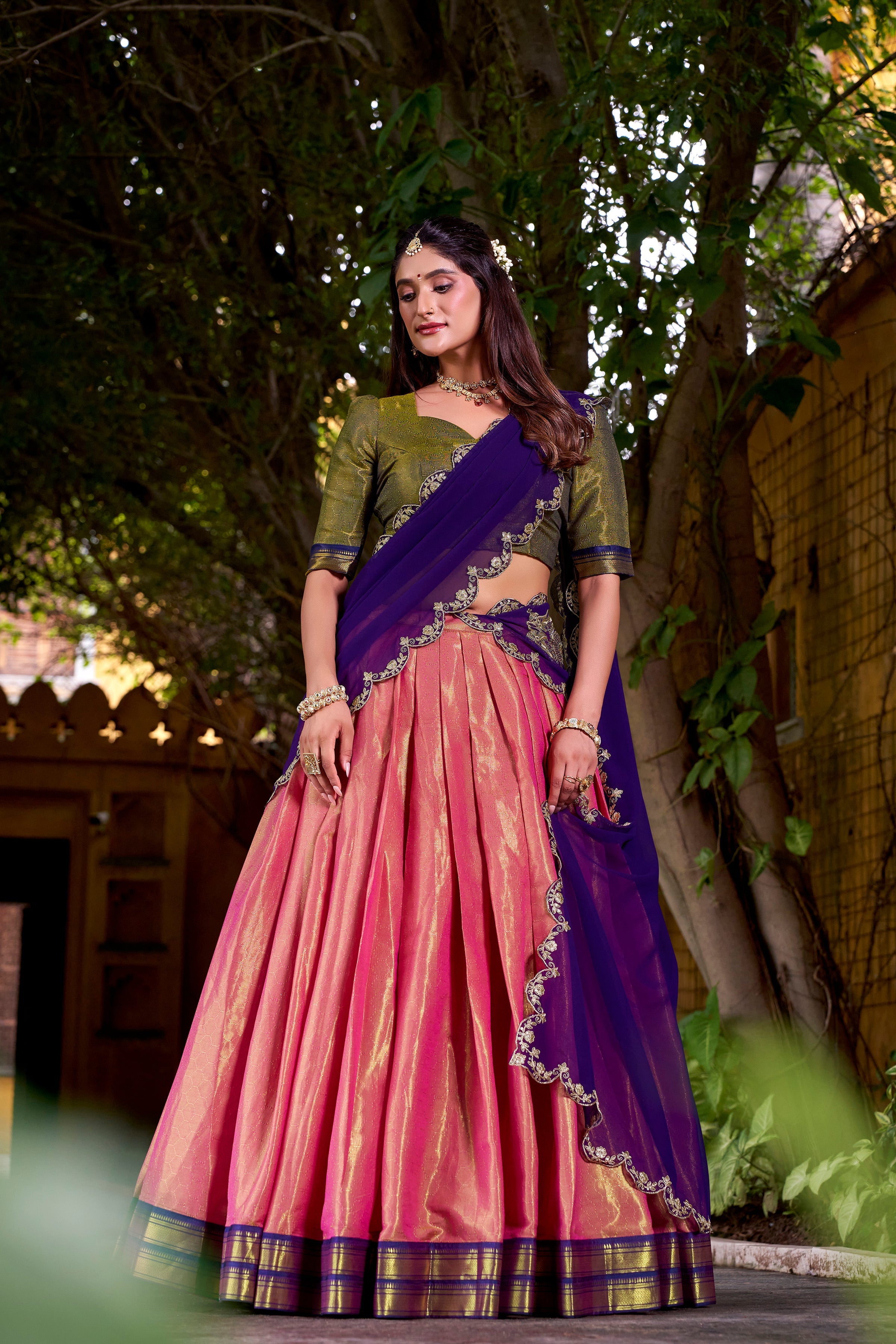 Kanchipuram Silk Lehenga Choli