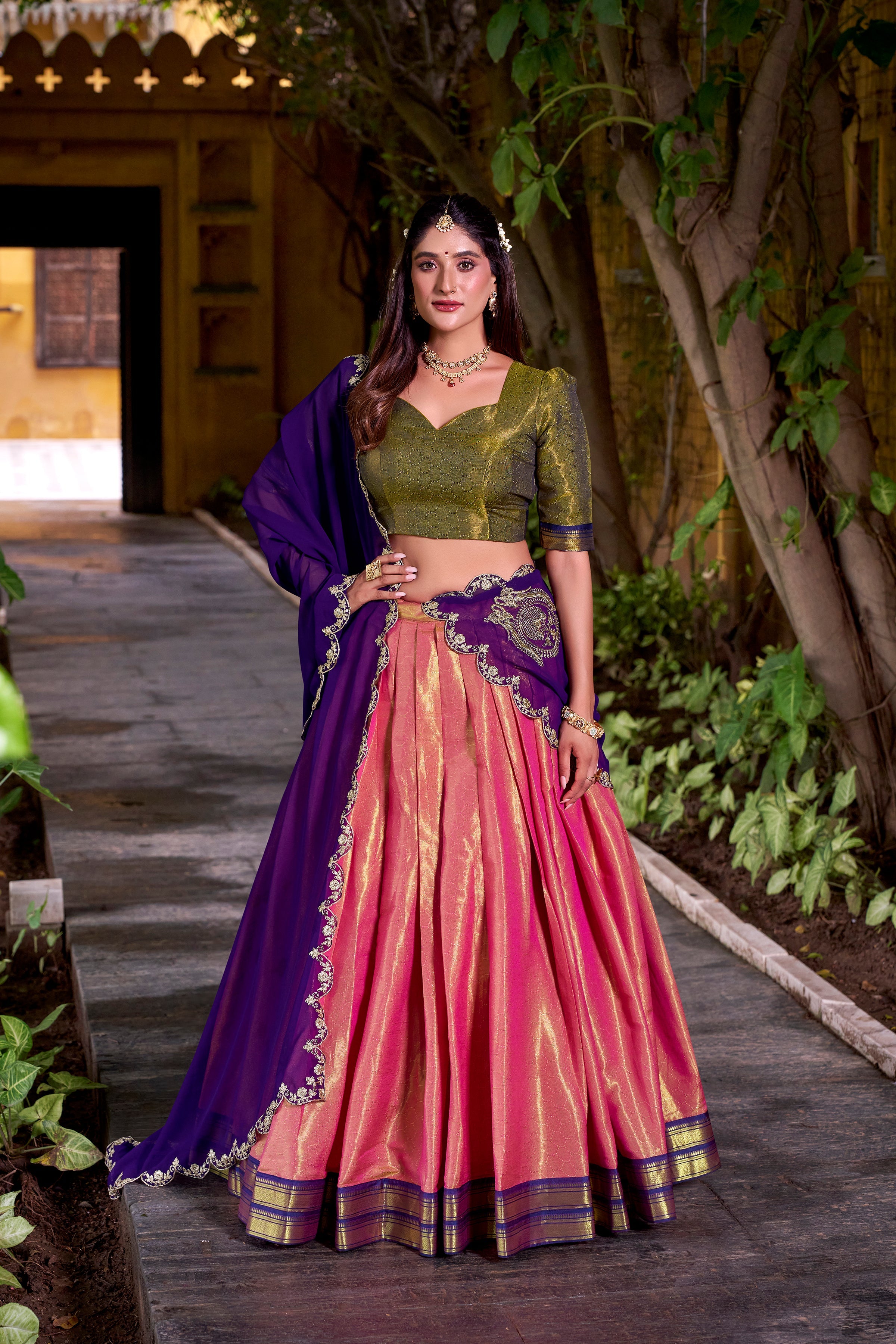 Kanchipuram Silk Lehenga Choli