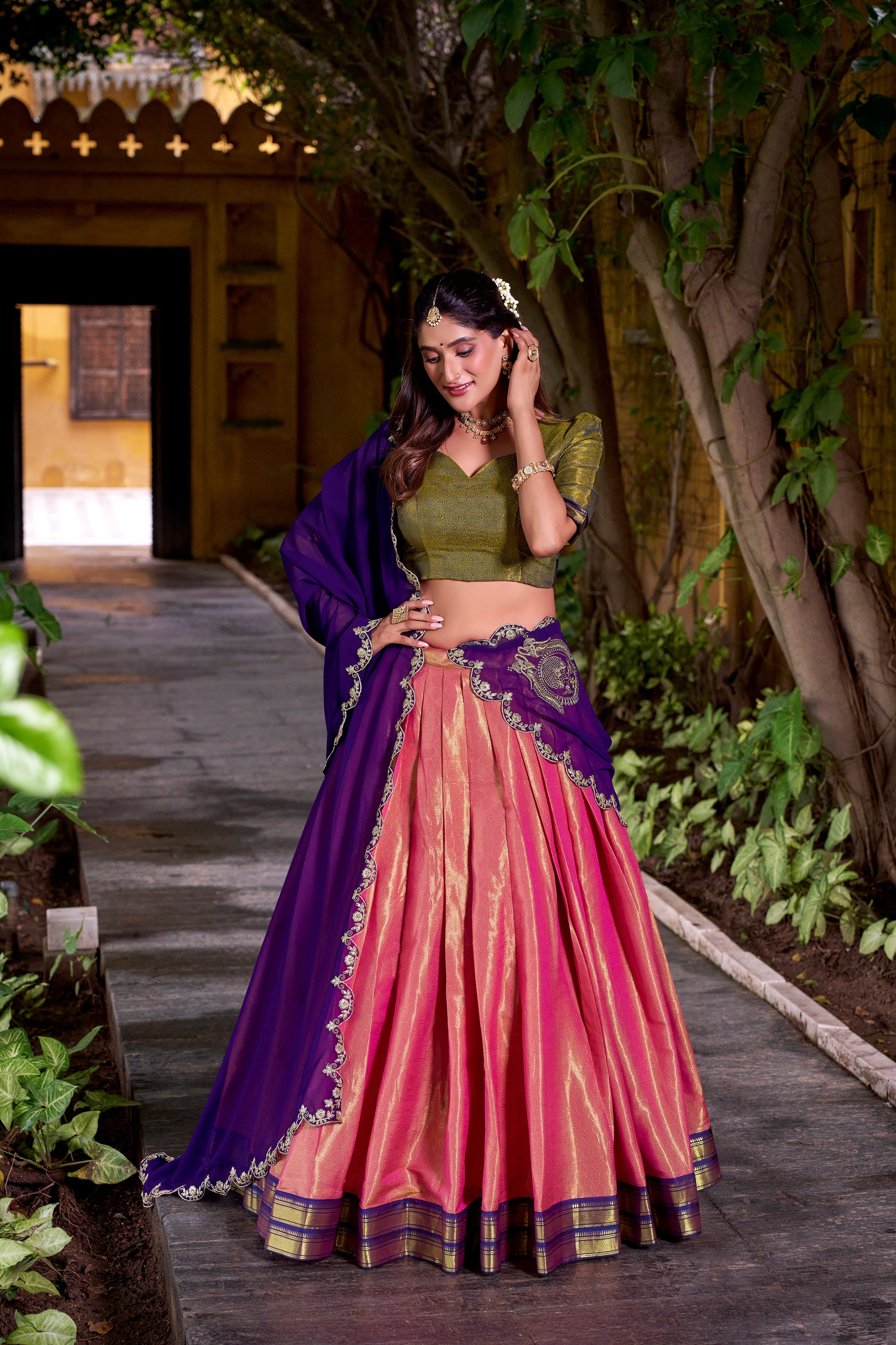 Kanchipuram Silk Lehenga Choli
