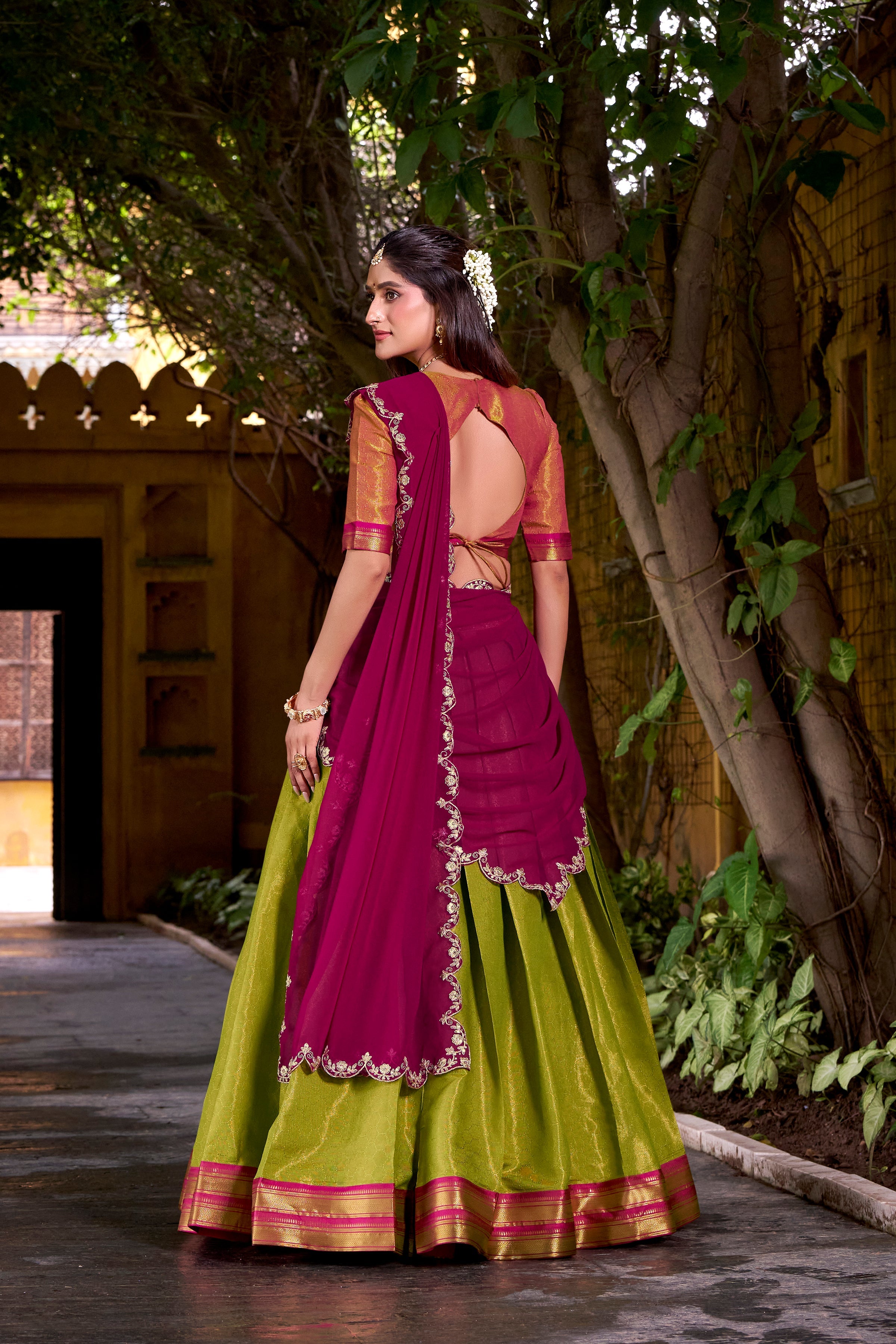 Kanchipuram Silk Lehenga Choli