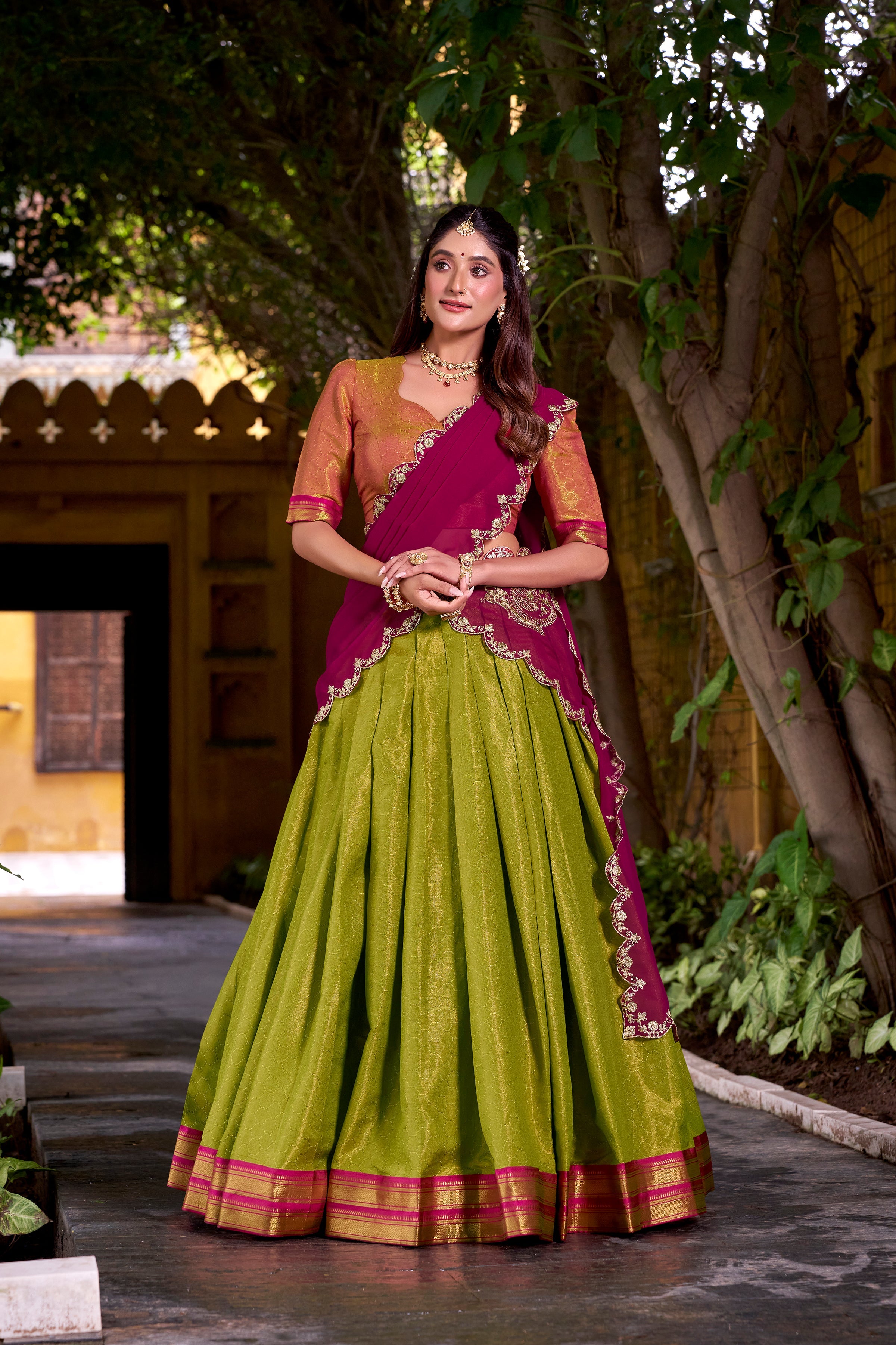 Kanchipuram Silk Lehenga Choli