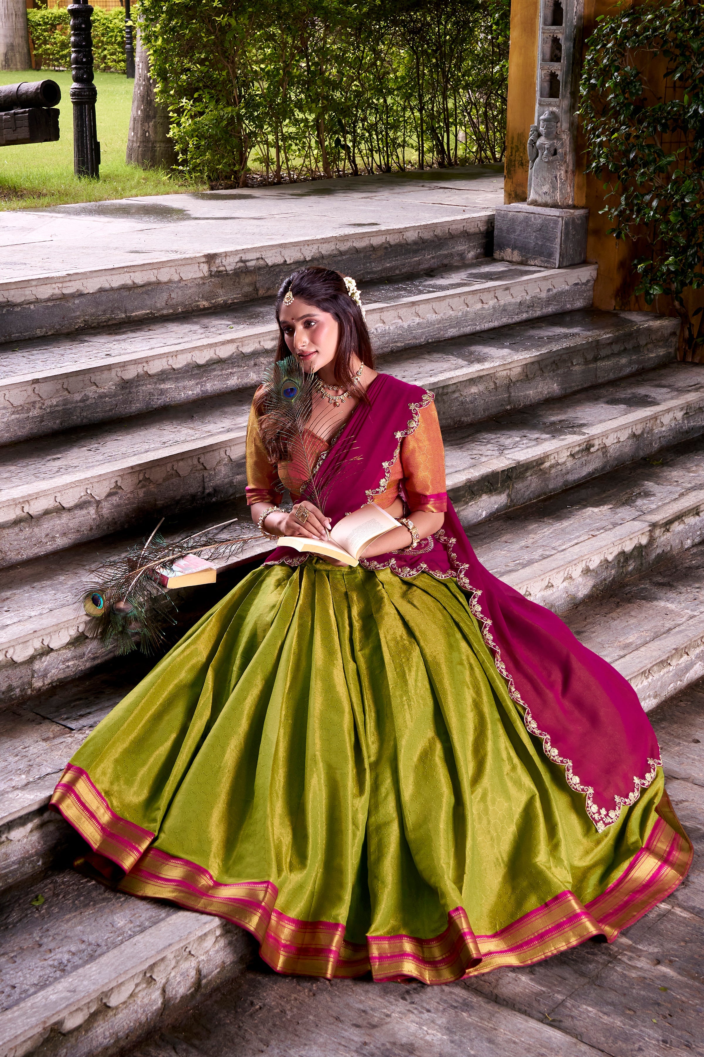 Kanchipuram Silk Lehenga Choli