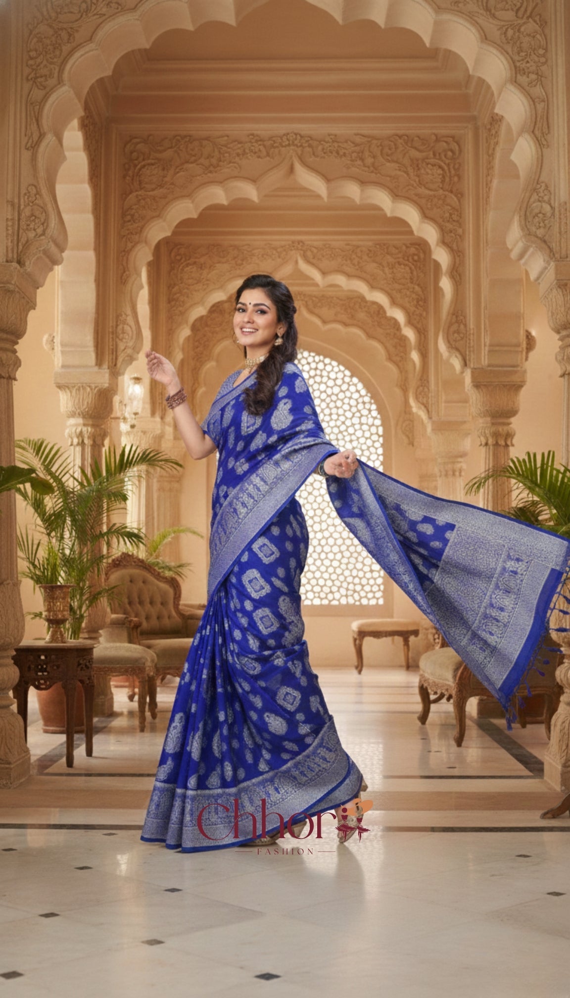 The Dulhan Parevadi Saree: Mesmerizing Blue for Parties