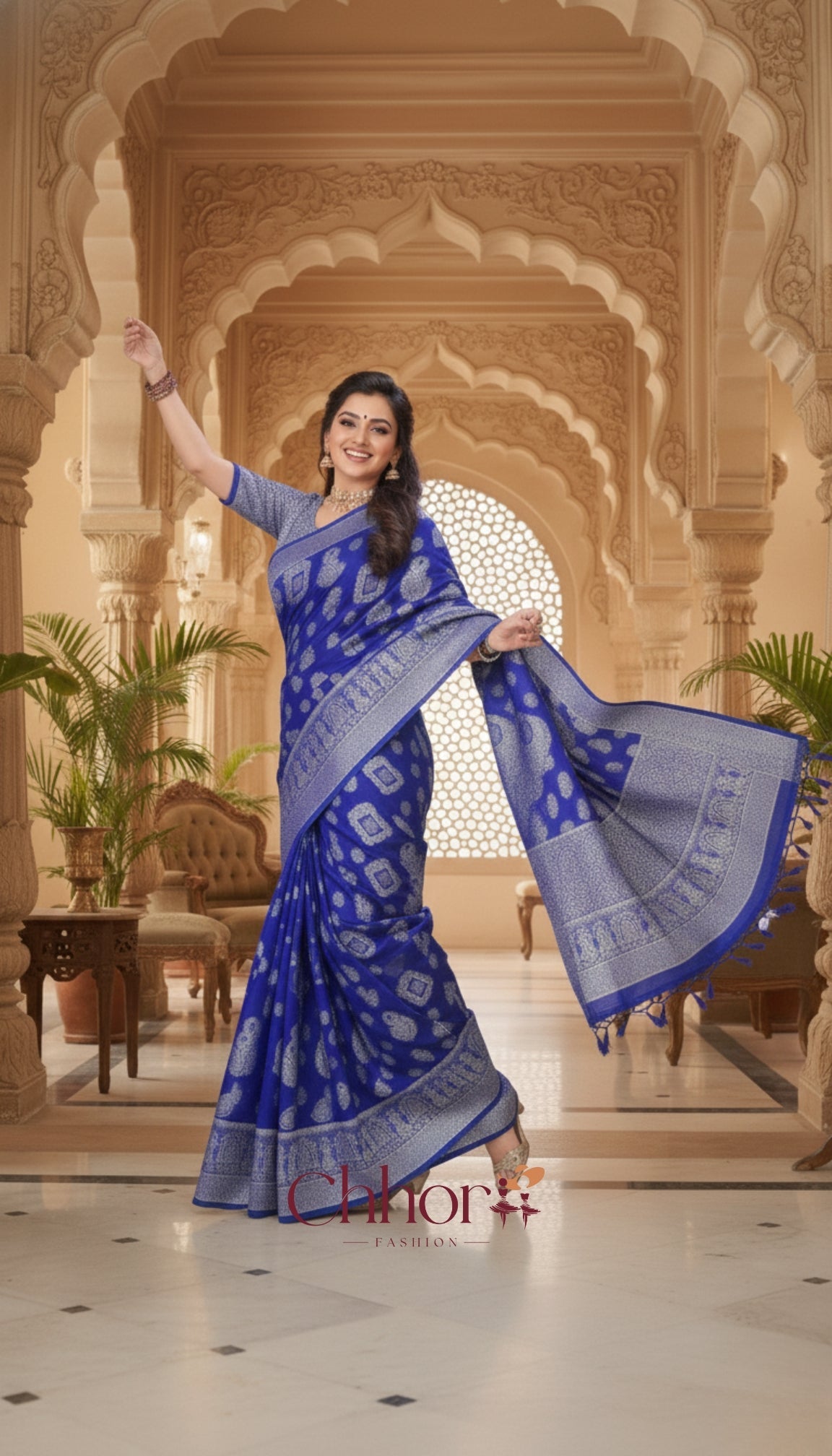 The Dulhan Parevadi Saree: Mesmerizing Blue for Parties