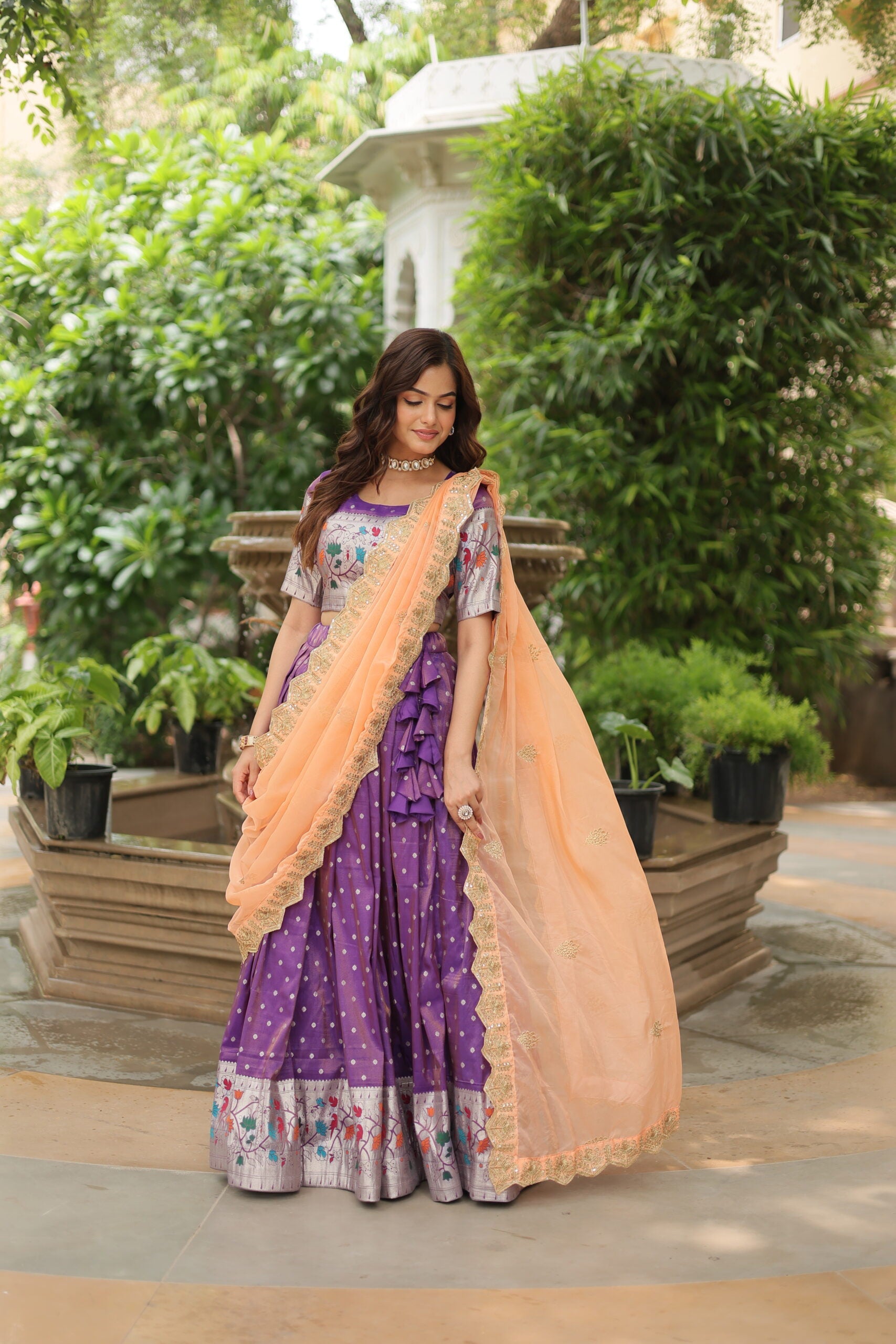Krupa Jacquard Lehenga Choli
