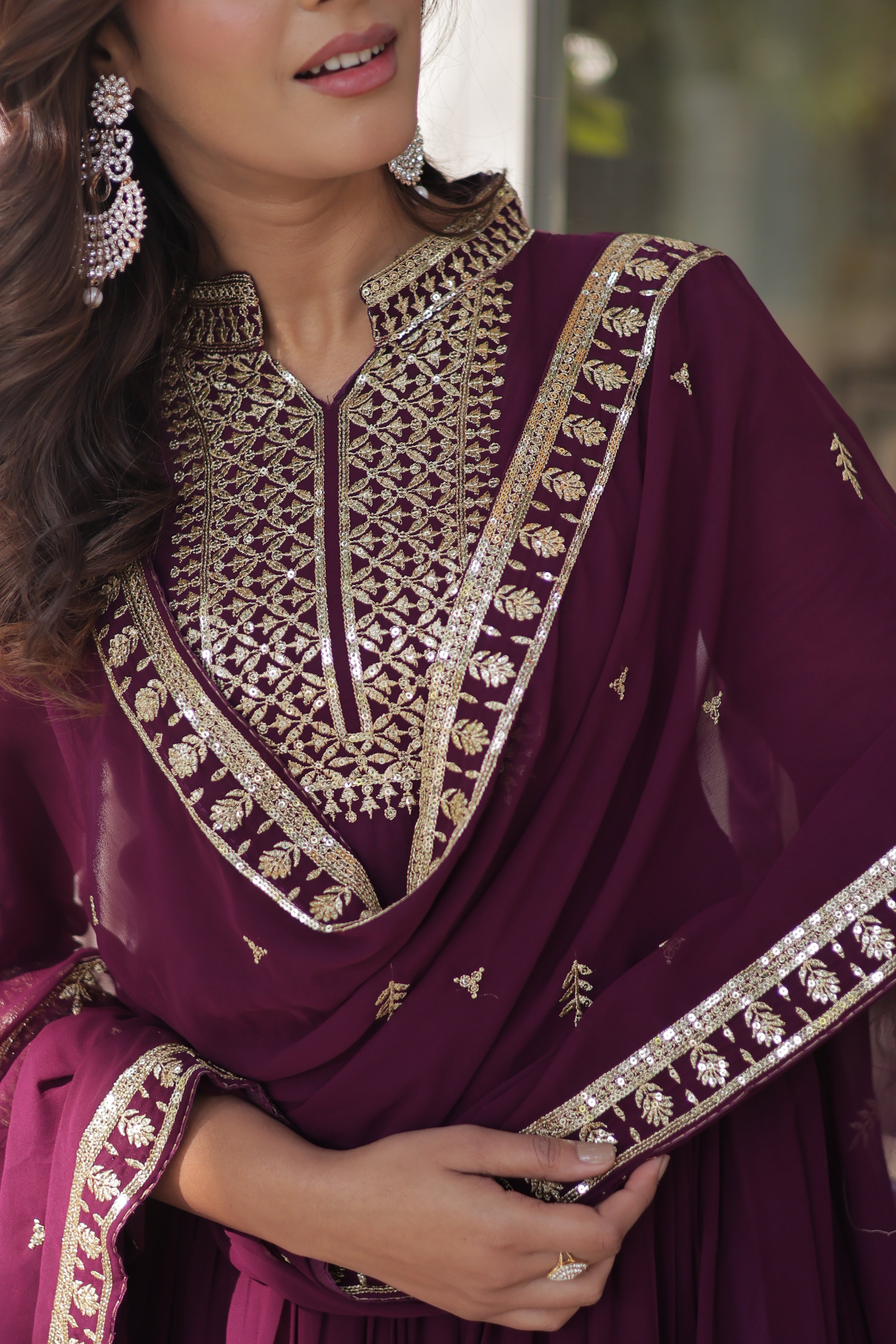 Hira Faux Blooming Gown