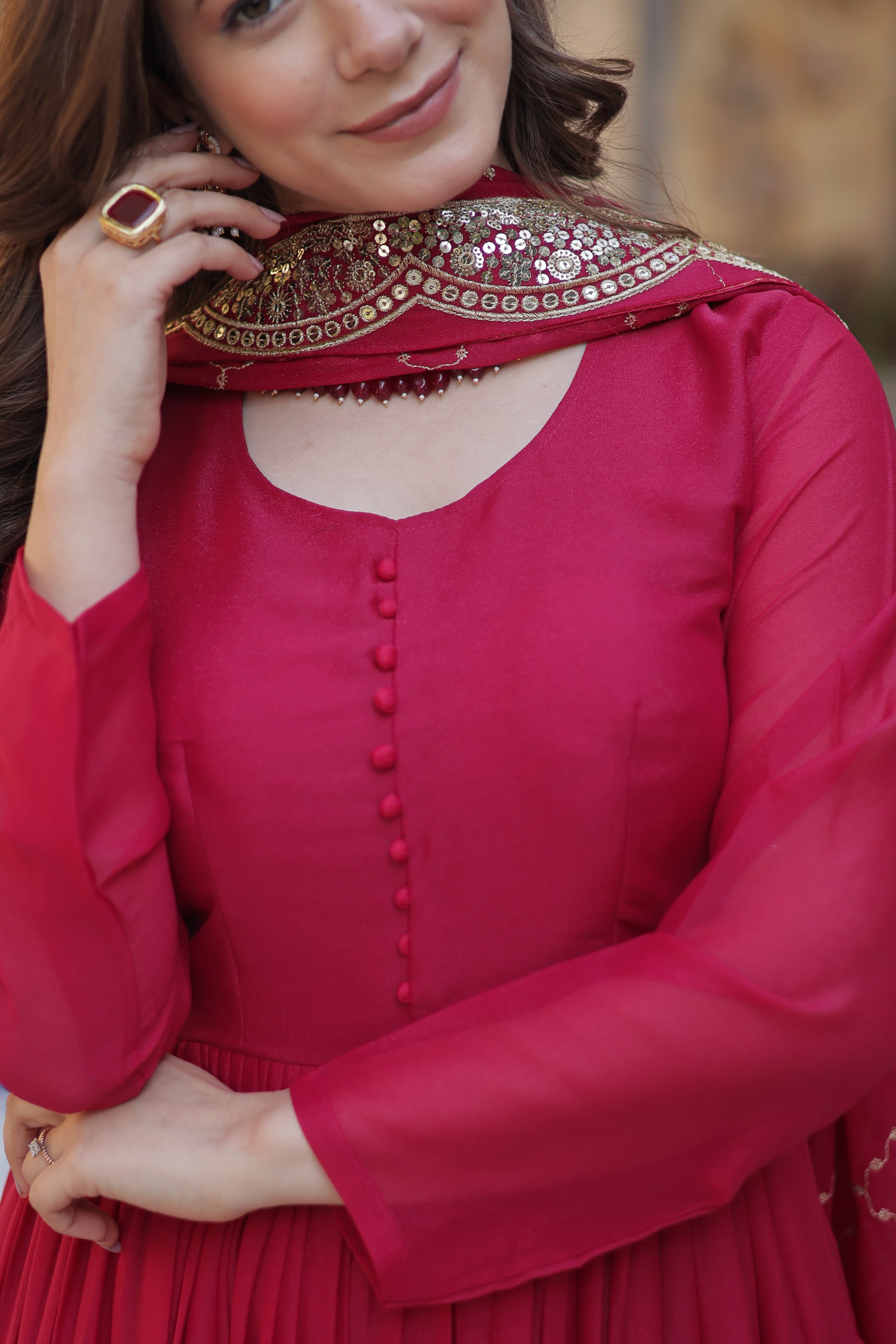 Golden Hour Glow Gown