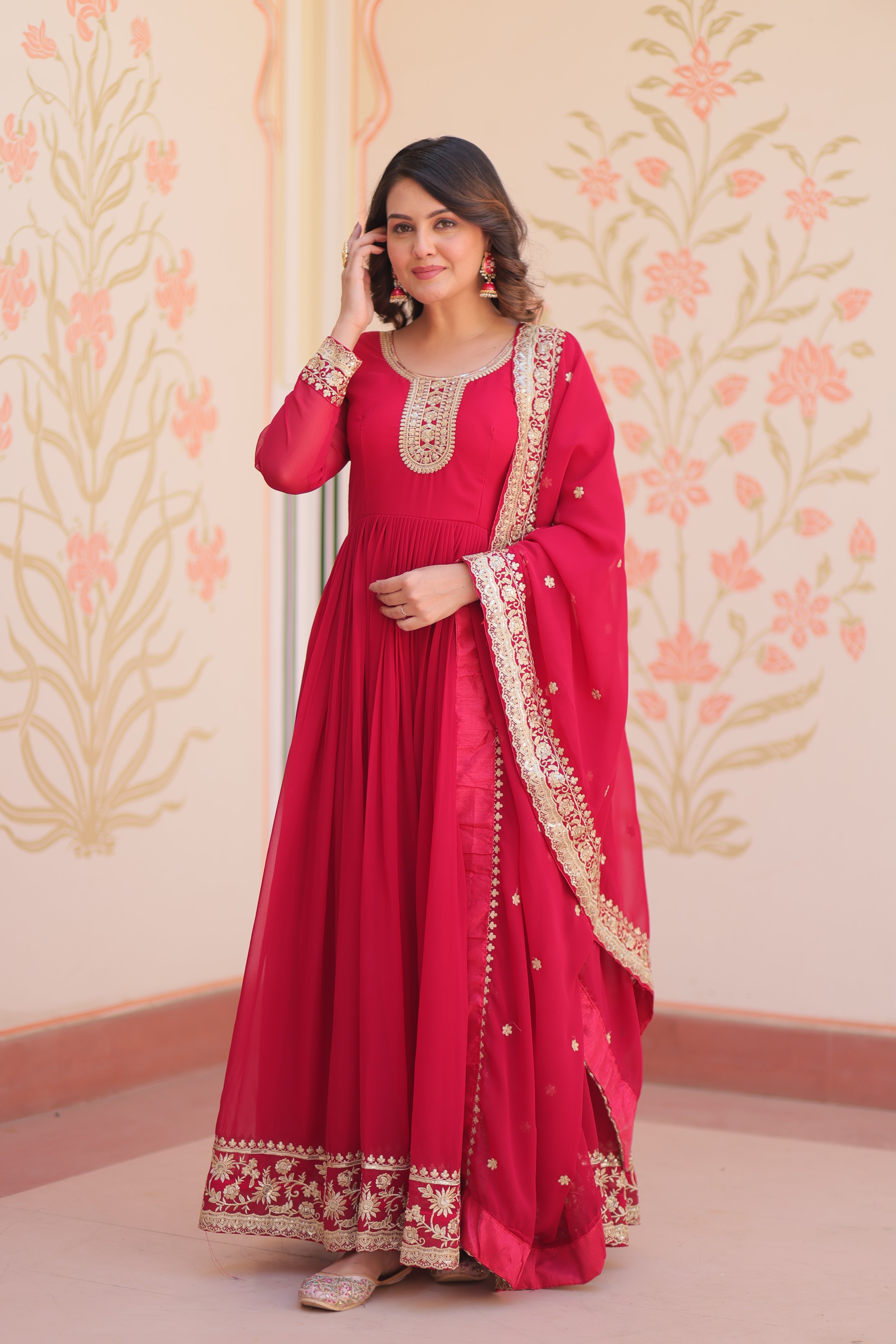 Manjari  Readymade Gown Set