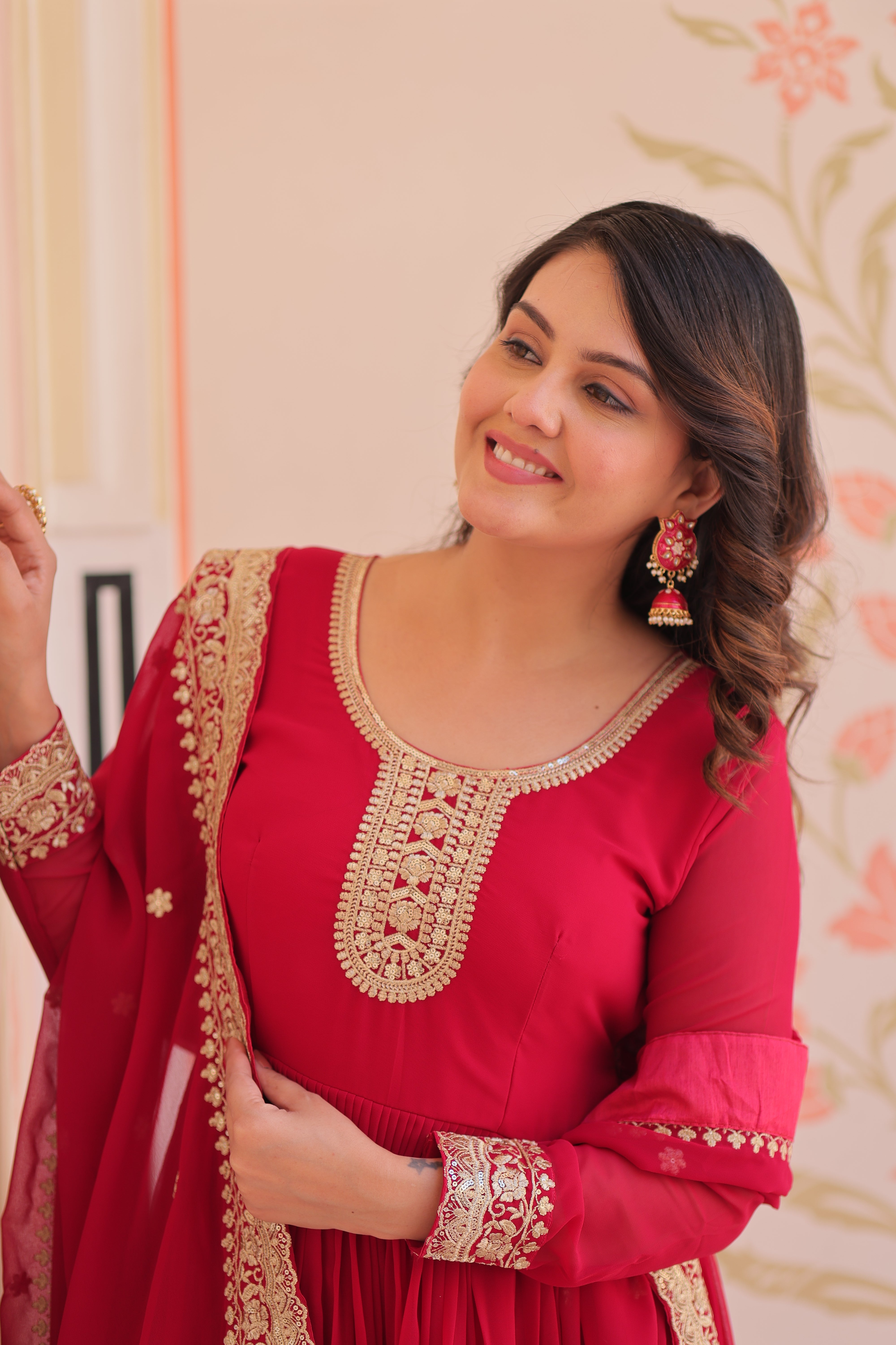 Manjari  Readymade Gown Set