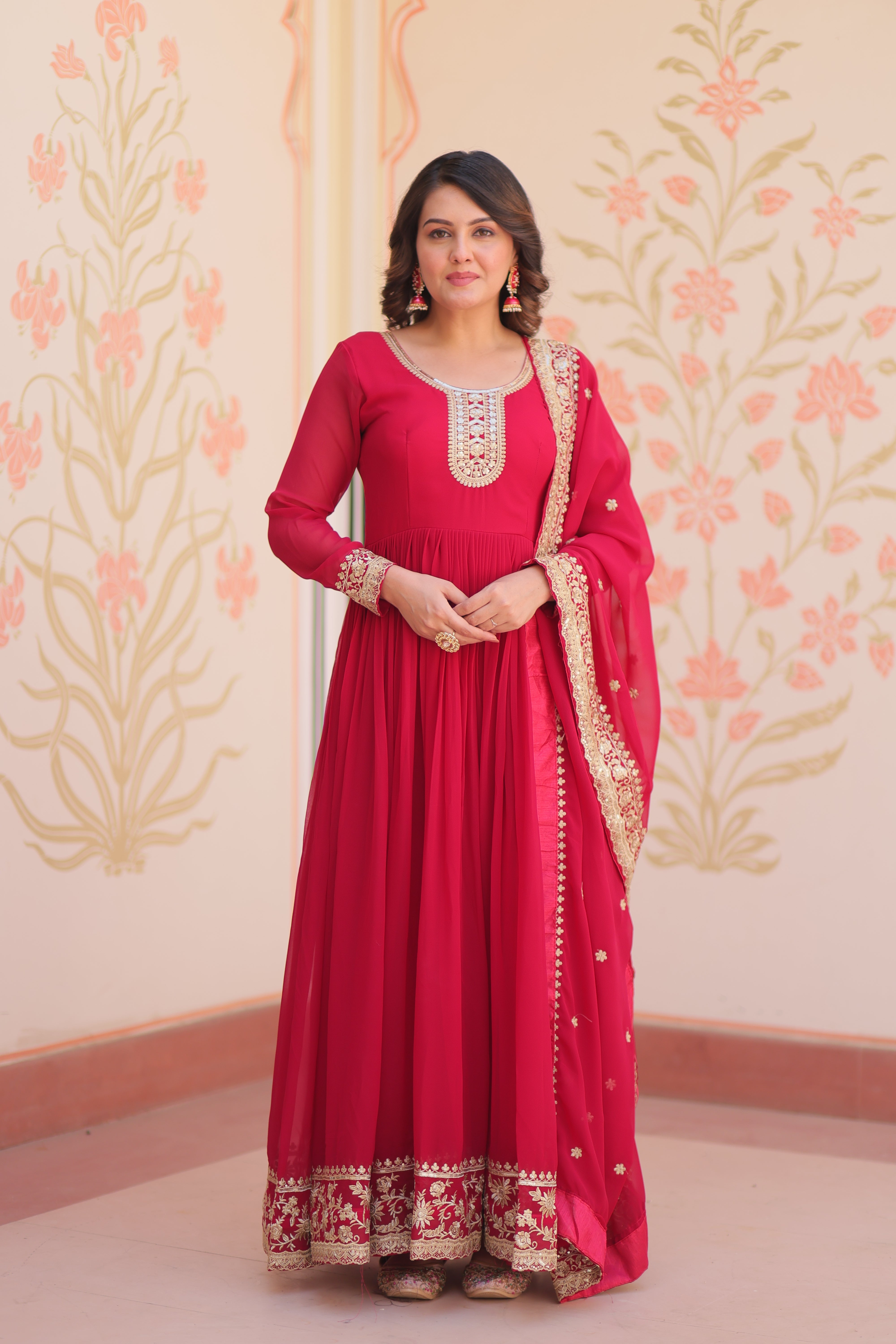 Manjari  Readymade Gown Set