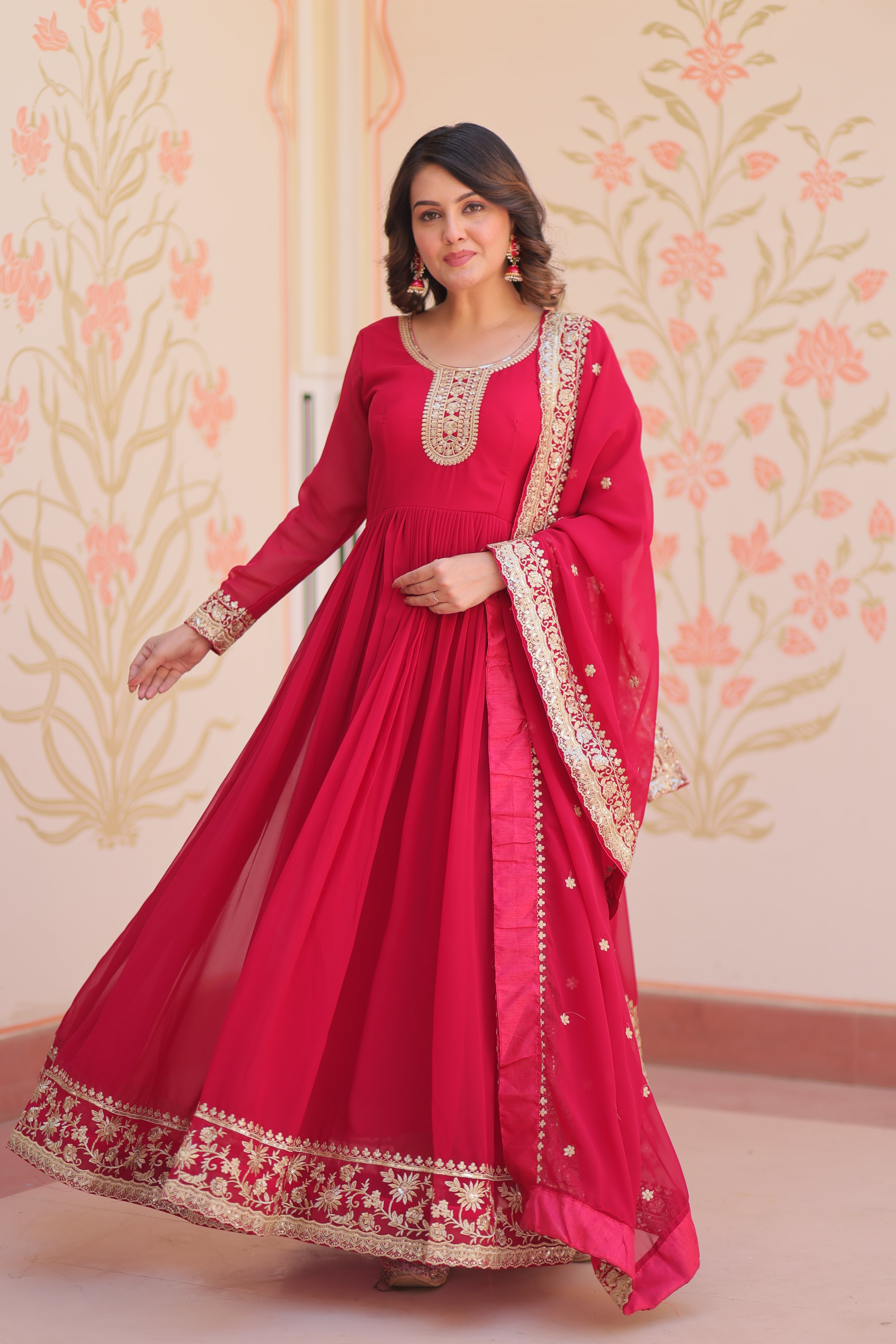 Manjari  Readymade Gown Set
