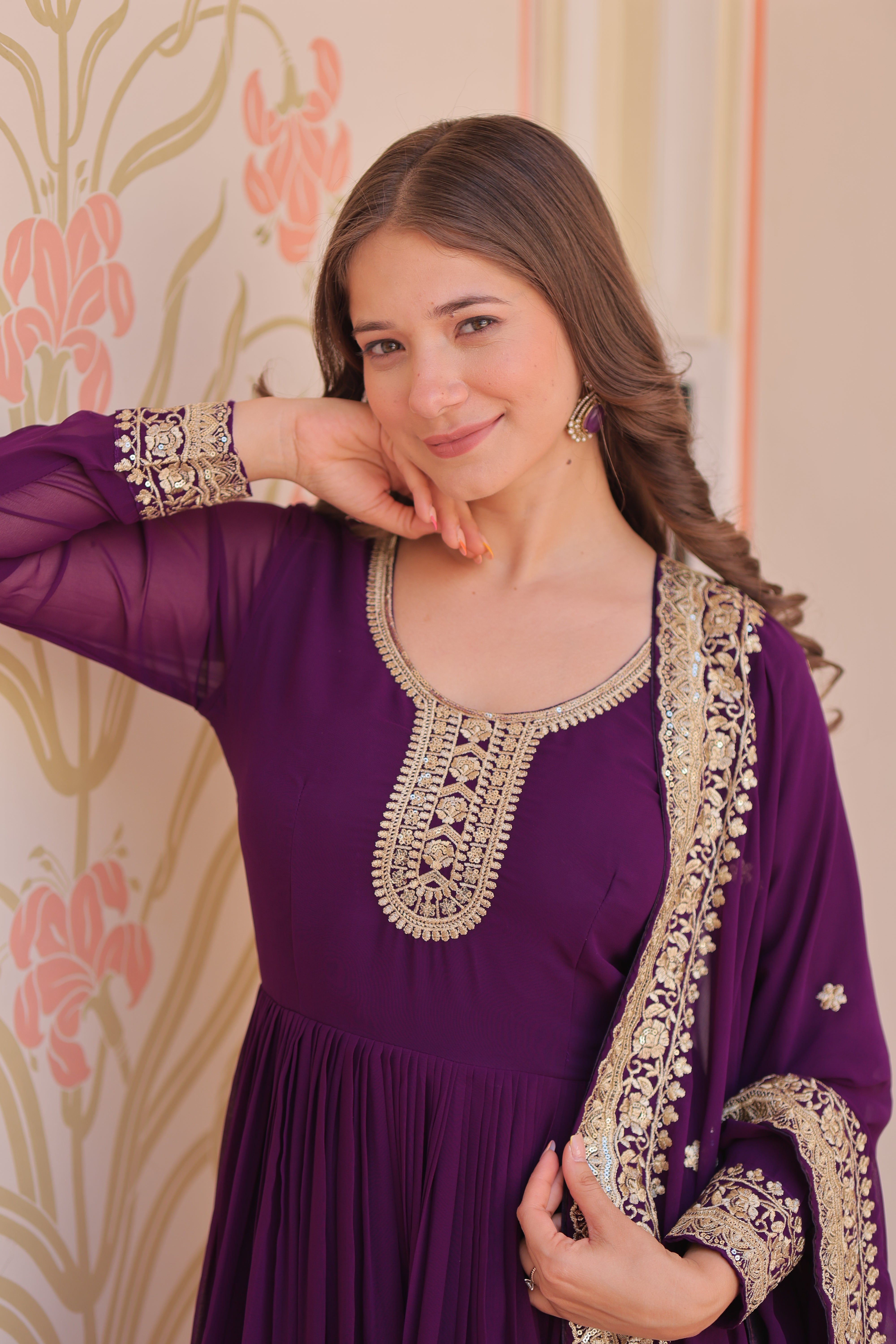 Manjari  Readymade Gown Set